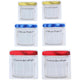 Lifetime Cooking wiederverwendbare Lebensmittelaufbewahrungsbeutel, 6er-Set