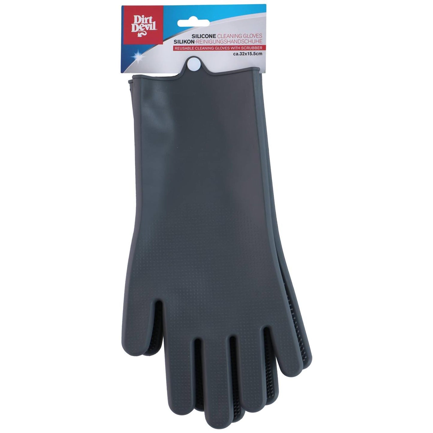 Dirt Devil Reinigungshandschuhe Silikon grau