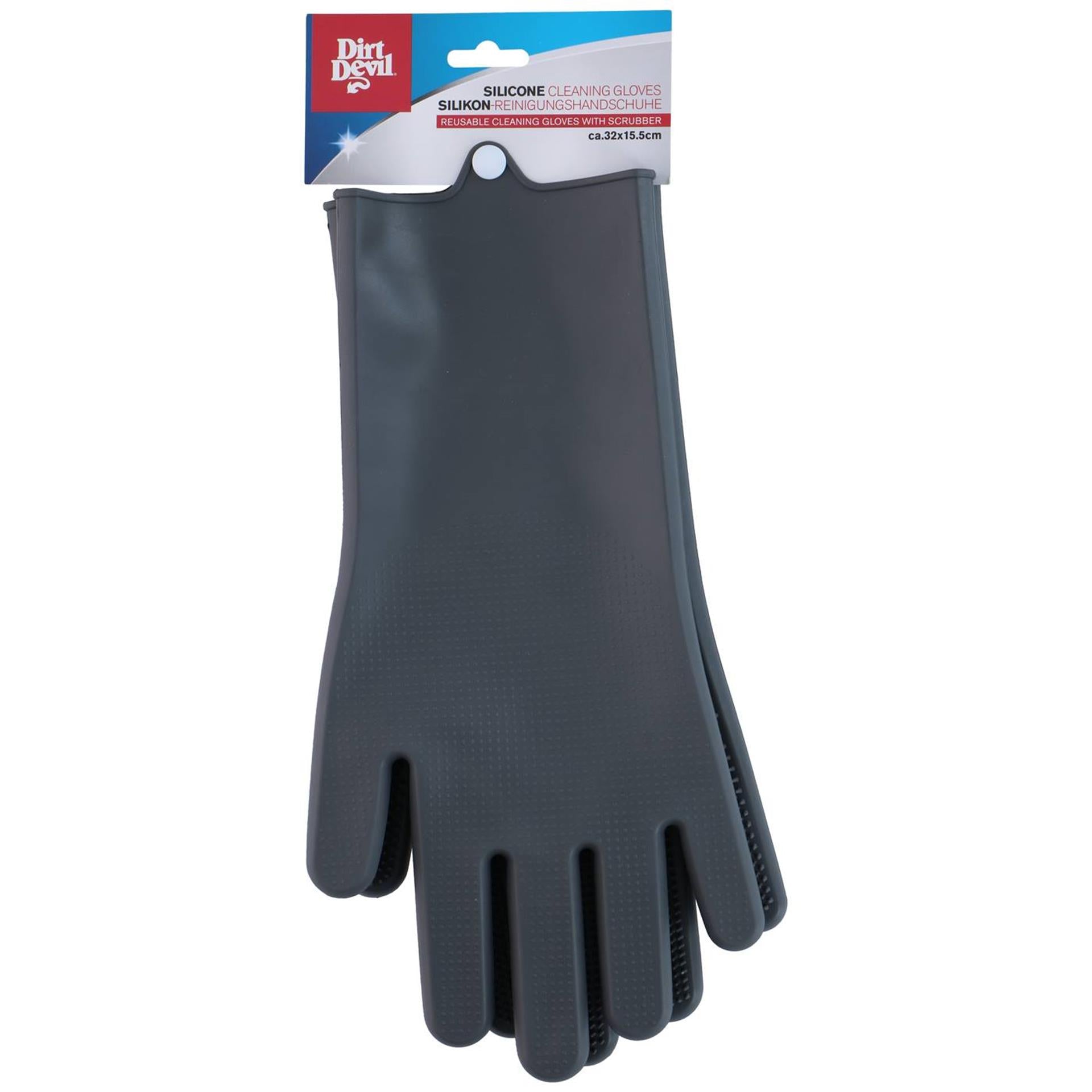 Dirt Devil Reinigungshandschuhe Silikon grau