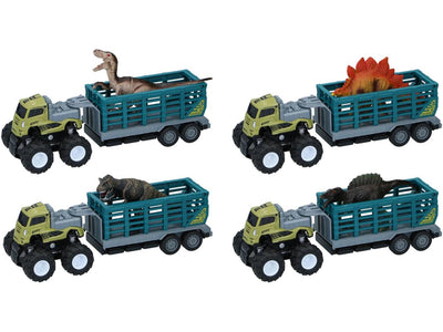 Eddy Toys Truck mit Anhänger und Dino 26x9x9cm