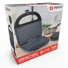 Alpina Kontakt Grill 750W Schwarz