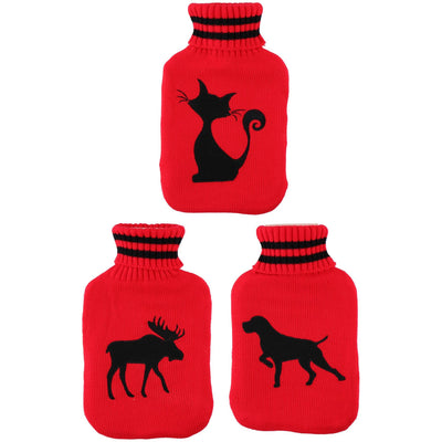 Lifetime-Wärmflasche mit Strickbezug 2l