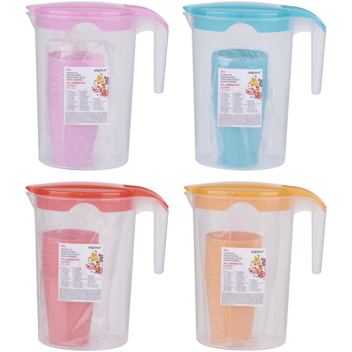 Wasserkrug mit 6 Tassen