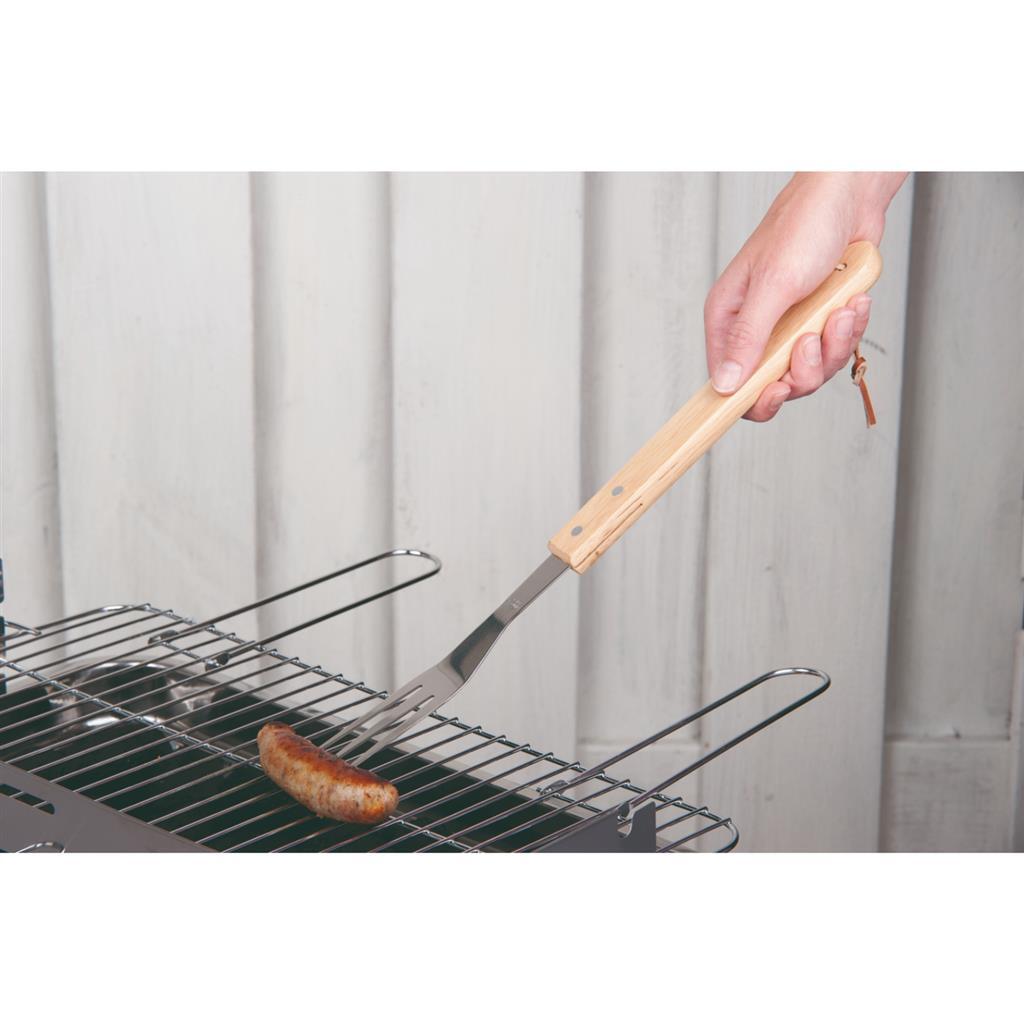 BBQ Collection BBQ Collection Luxus Fleischgabel 41 cm Eiche Edelstahl