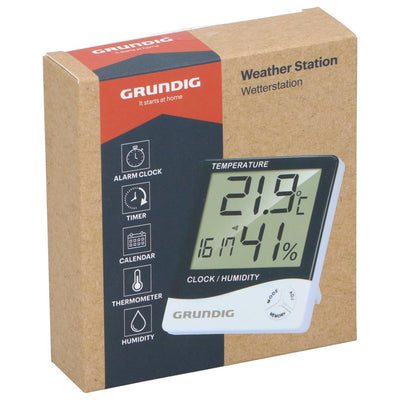 Grundig Wetterstation digital 10x10x2,5cm