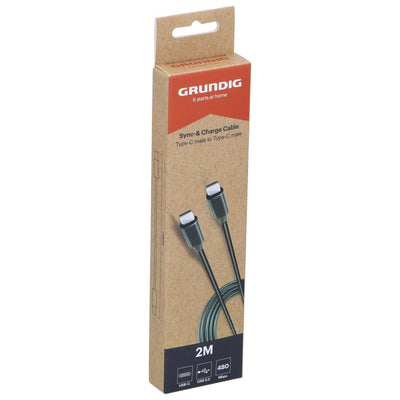 Grundig Ladekabel USB-C auf USB-C 2m