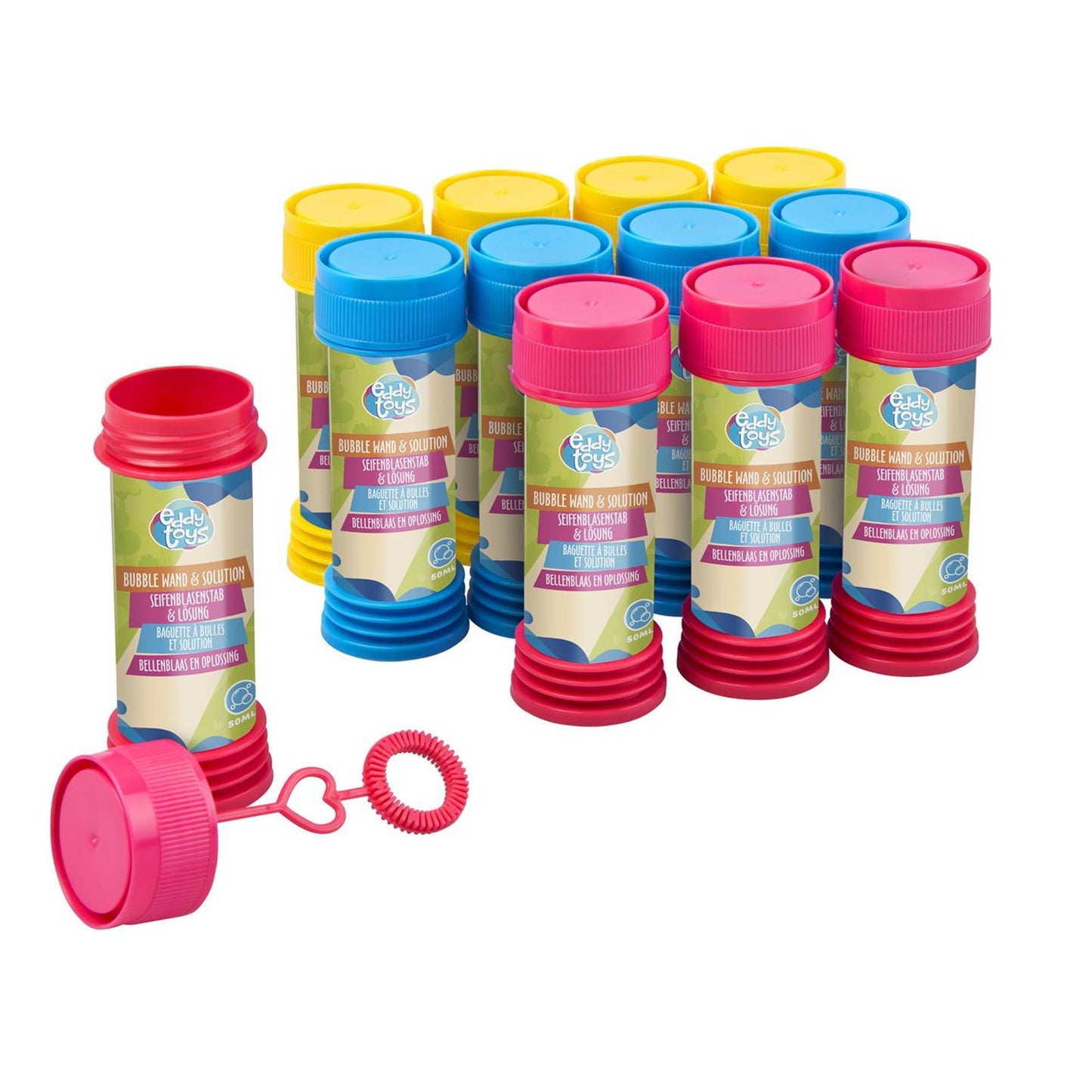 Seifenblasenbläser 50ml, 12 Stk.