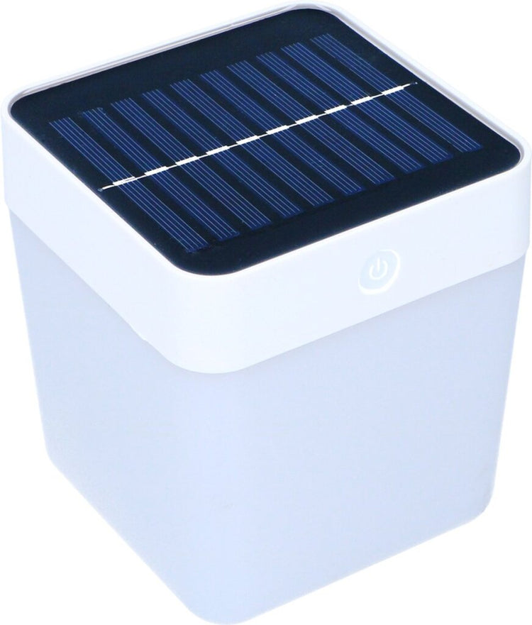 Grundig Grundig Lampe Gartenbeleuchtung auf Solarergie weiß orange blau grünes Licht bis zu 8 Stunden Licht
