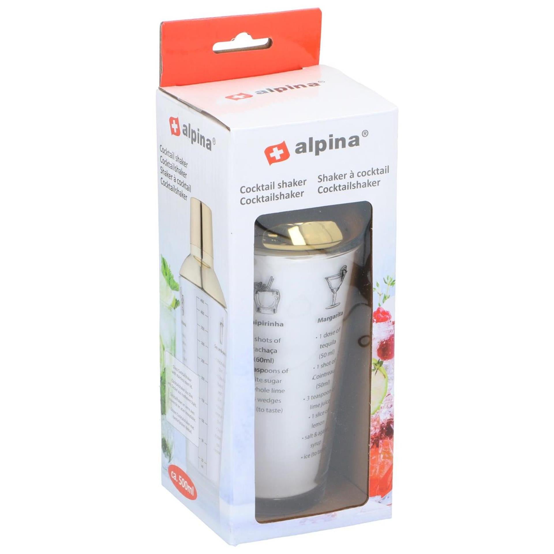 Alpina Cocktailshaker Glas 480ml