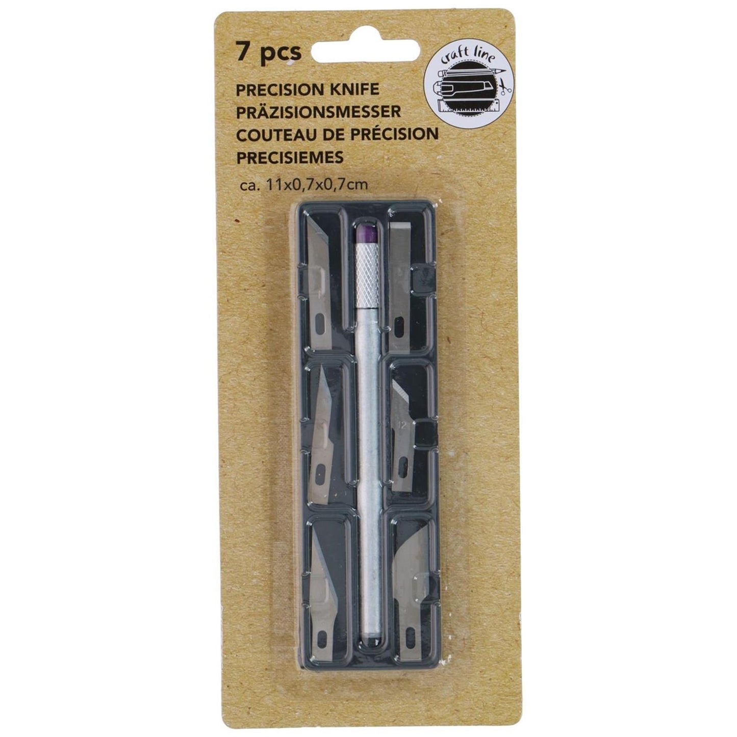 Craft Line Präzisionsmesser 7-teilig