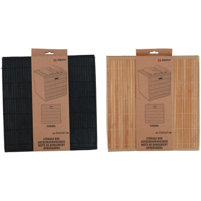 Alpina Vorratsbox Bambus 31x31x31cm