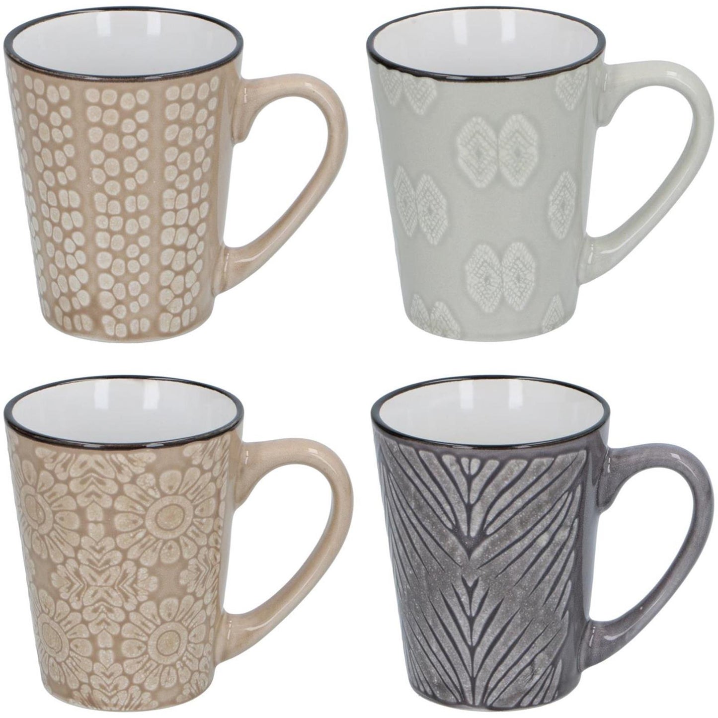 Becher mit reaktiver Glasur, 350 ml, ø9,5 x 10,5 cm