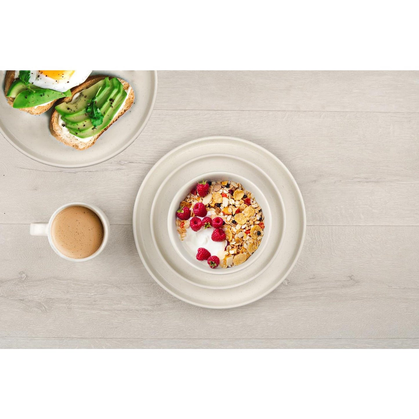 Alpina Geschirrset 16-teilig ø26,5cm weiß