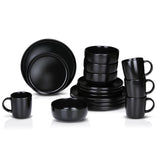 Alpina Geschirrset 16-teilig ø26,5cm schwarz - afbeelding 1