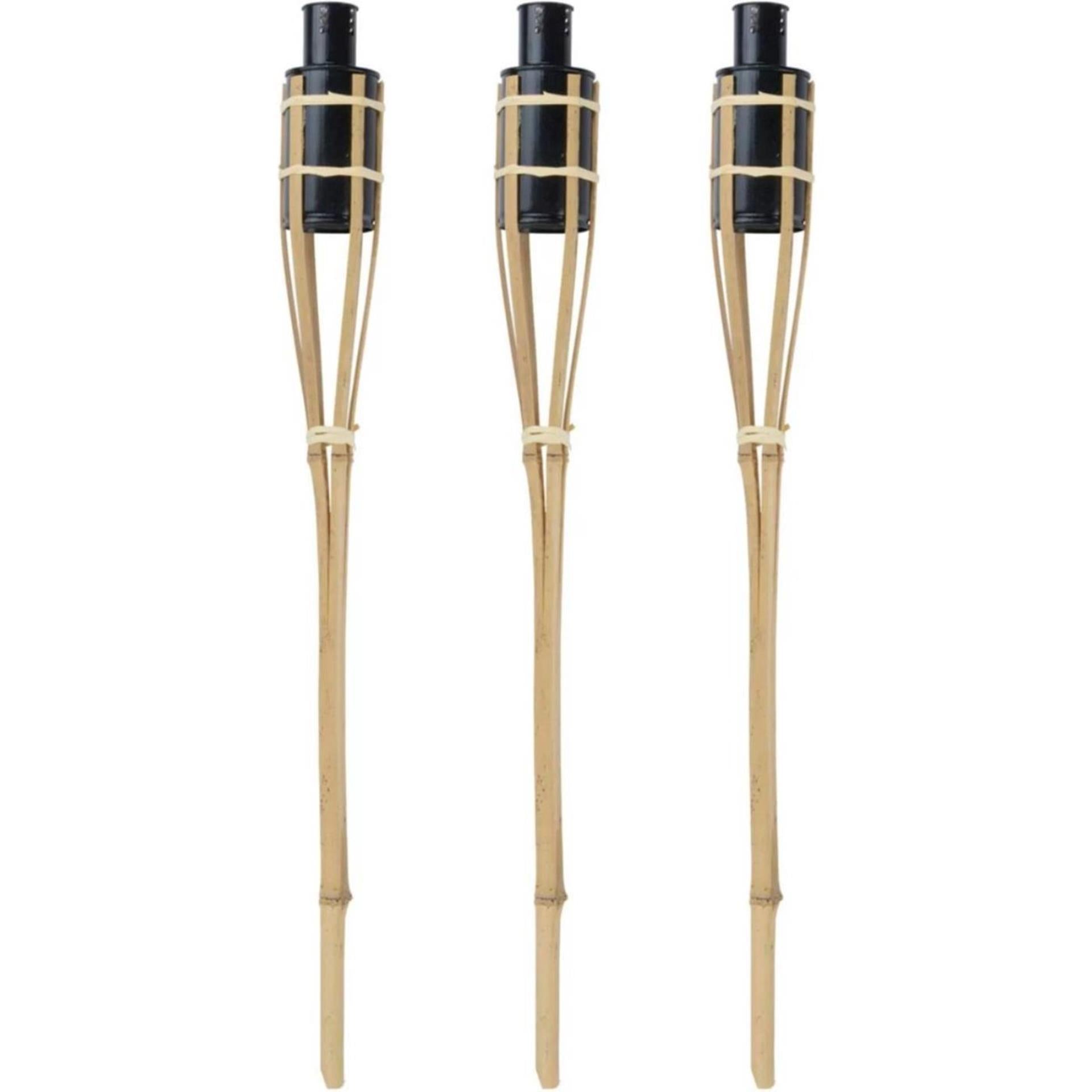 Bambus-Fackel-Set 3-teilig ø6x63cm