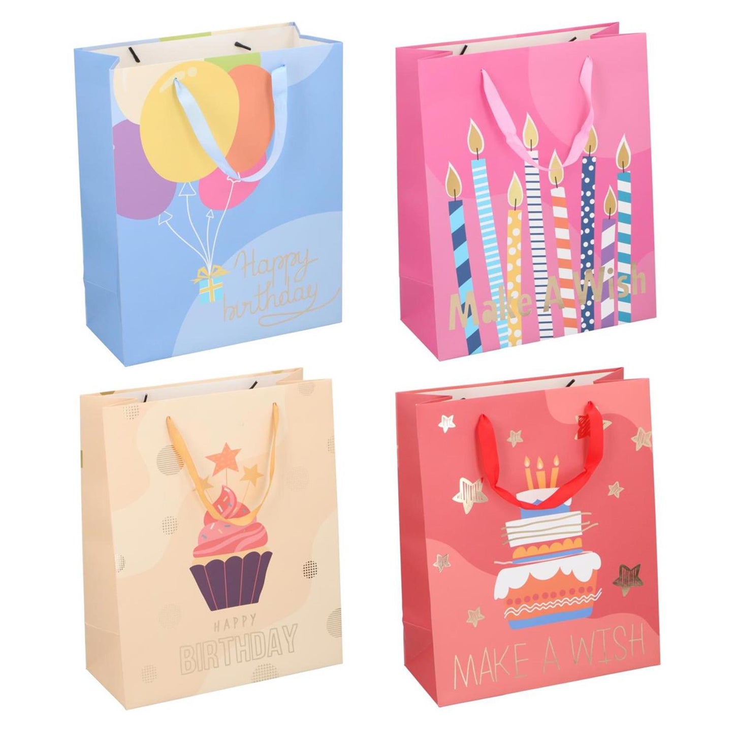Geschenktüte Geburtstagstorte 32x26cm