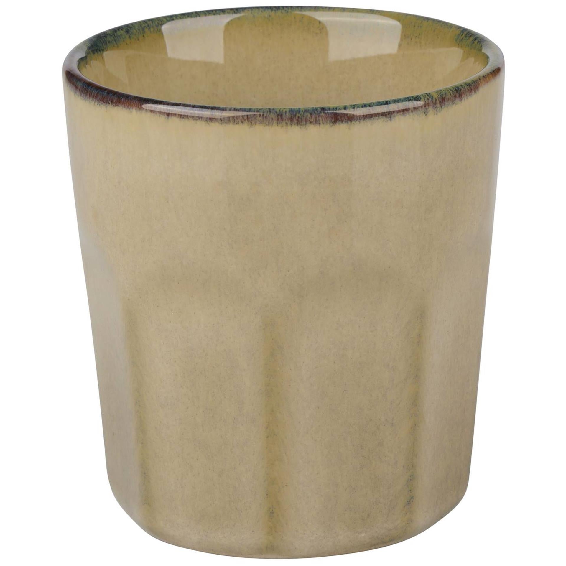 Steingutbecher 200 ml creme ã˜7,6xh8,2cm