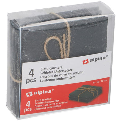 Alpina Untersetzer Schiefer 4 Stück