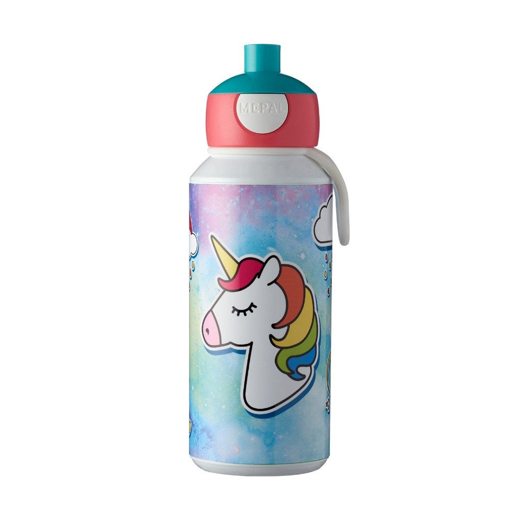 Rosti MEPAL ROSTI Pop-up-Trinkflasche Unicorn 400 ml