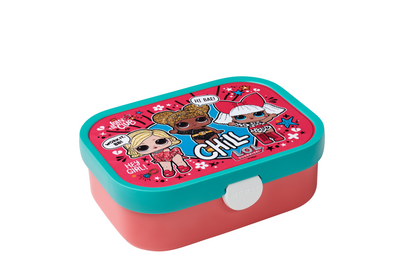 Mepal Lunchbox Campus – 750 ml – Lunchbox mit Fächern für Kinder – geeignet für 4 Sandwiches – l.o.l. Überraschung