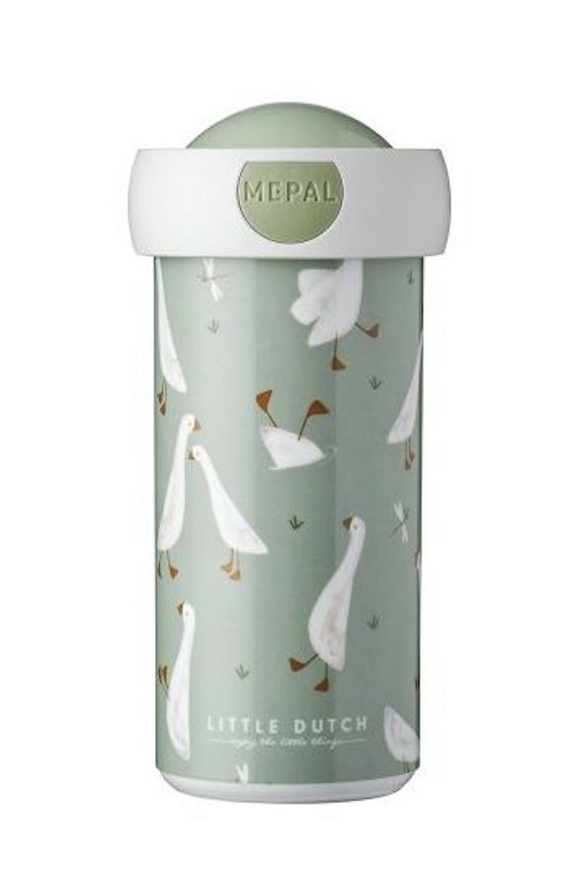 Mepal Schulbecher Campus Little Dutch - 300 ml - gut schließend - Trinkbecher für Kinder - Kleine Gans