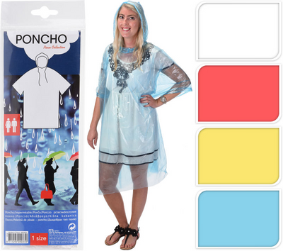 Poncho für Erwachsene Assorti