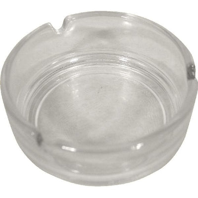 Verschiedenes Aschenbecherglas um 11 cm