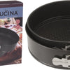 La Cucina Backformen, Springformen mit Antihaftbeschichtung, schwarz, 24 x 26 cm
