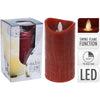 C.T. LED Candle Dance Flame Red + Timer