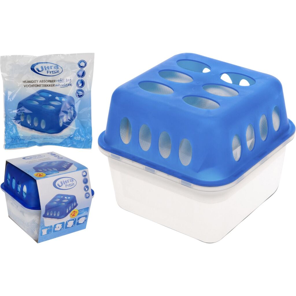 Grundlegende ultra frische Feuchtigkeitsschublade blau weiß