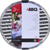 BBQ Barbecue Grill skaliert um 35 cm 3 Teile
