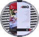 BBQ Barbecue Grill skaliert um 35 cm 3 Teile