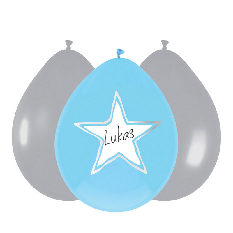 Ballons Baby Boy, 6st.