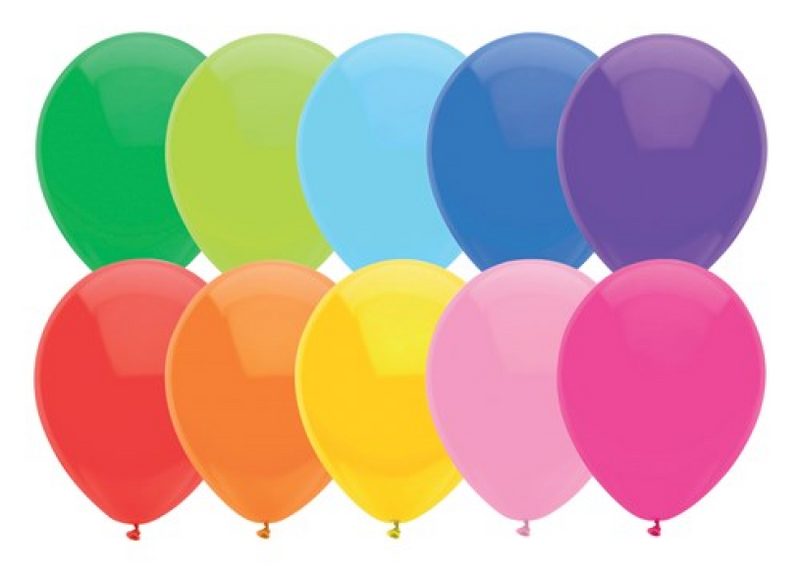 Luftballons gefärbt, 100..