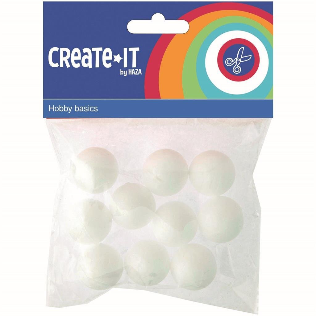 Erstellen Sie es erstellen Sie es Polystyrolbirnen 2,5 cm 10 Teile