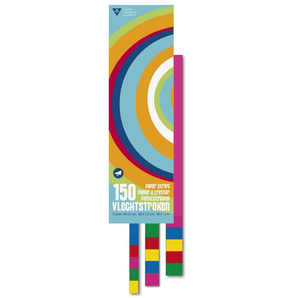 Haza Haza Paper Braid Strips 48 cm 150 Stück