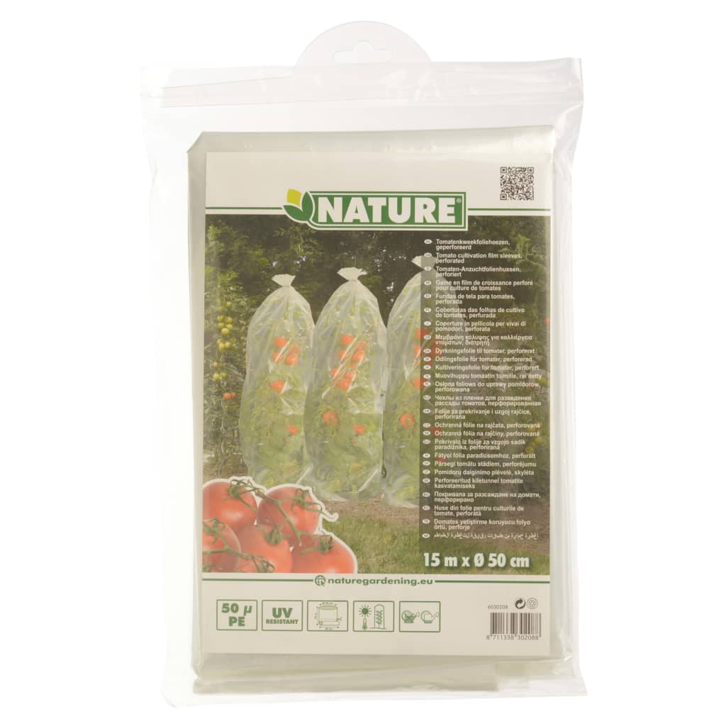 Nature Folienabdeckung für Tomatenanbau 1500x50 cm
