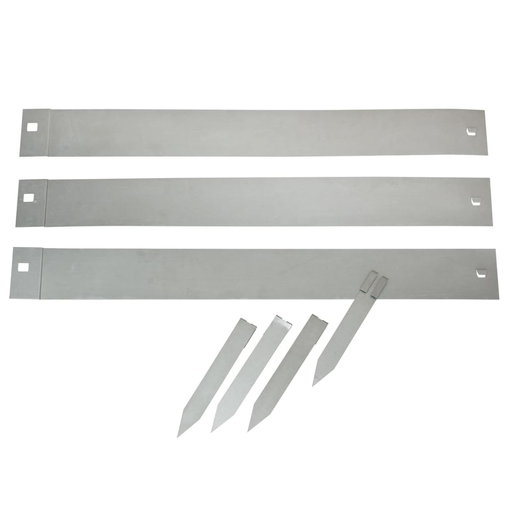 Nature Grenze Grenzen 3 PCs 91,4x10,2 cm Stahl