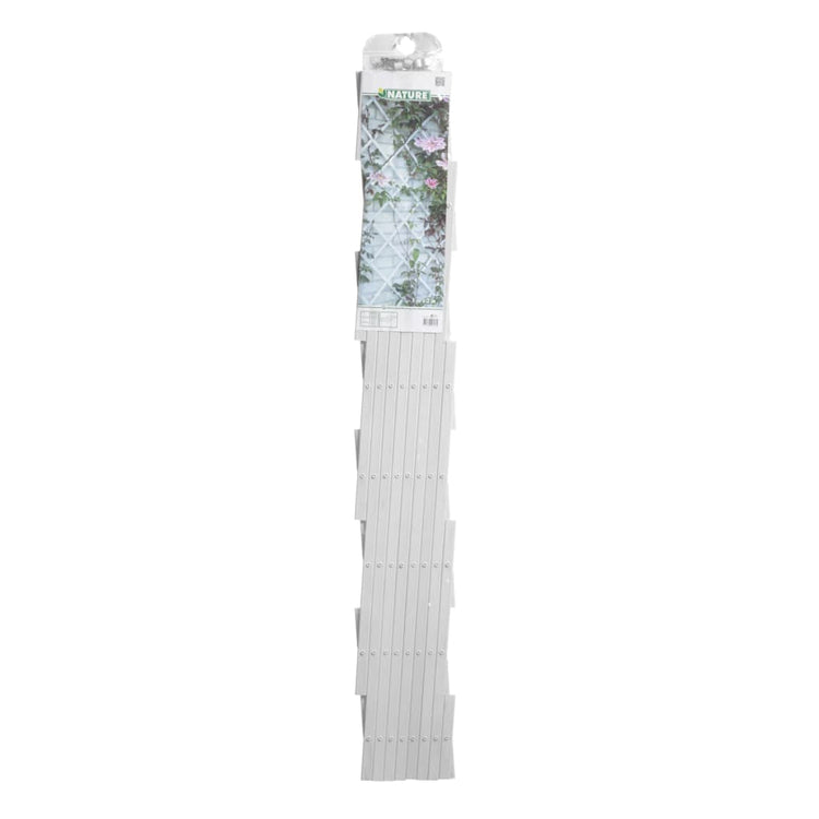 Nature Nature Garden Slat Arbeit 100x200 cm PVC Weiß 6040703