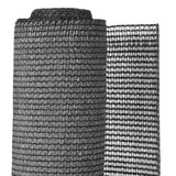 Nature Naturgartenbildschirm 1,5x5 m PE -Anthrazit - afbeelding 1