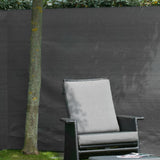 Nature Naturgartenbildschirm 1,5x5 m PE -Anthrazit - afbeelding 2