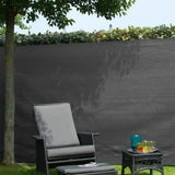 Nature Naturgartenbildschirm 1,5x5 m PE -Anthrazit - afbeelding 3