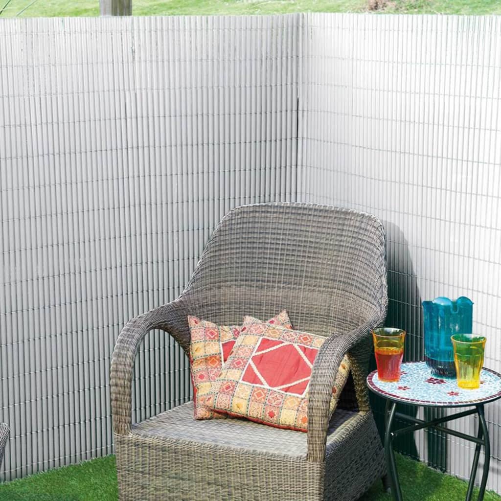 Nature Nature Gartenbildschirm Doppelte 1x3 m Pvc Weiß