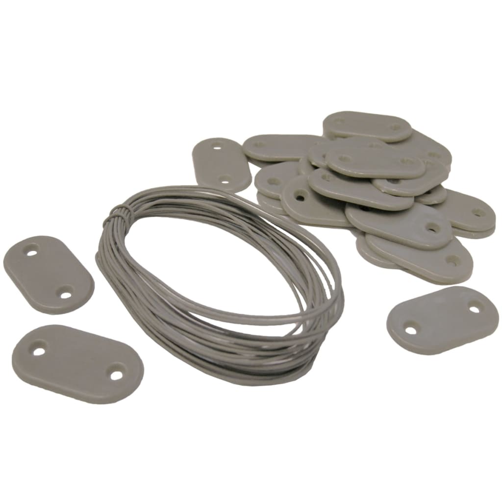 Natur Nature 27-teilig Gartenbildschirm Montageset Grau