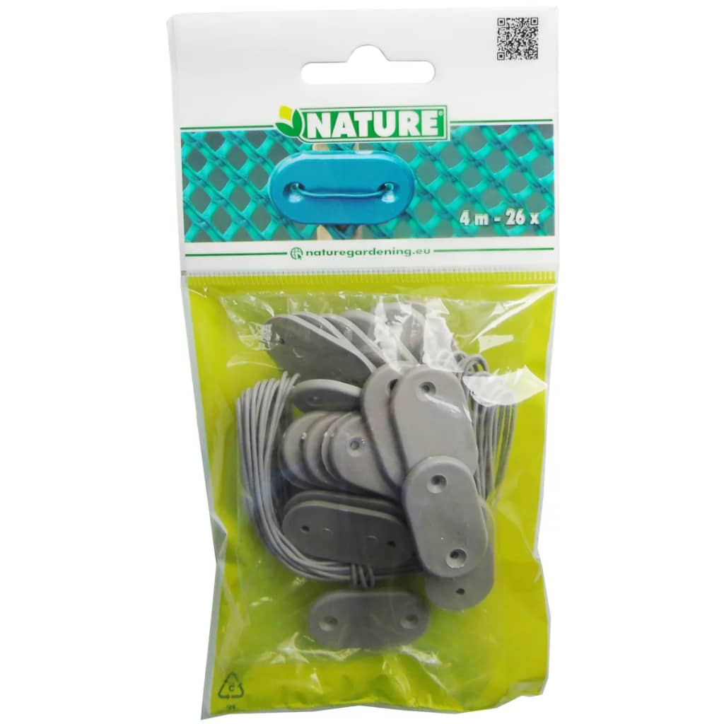 Natur Nature 27-teilig Gartenbildschirm Montageset Grau