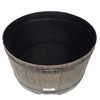 Natur Natur Regen Barrel Stand mit Holz aussehend 30,5 x 58 cm Braun