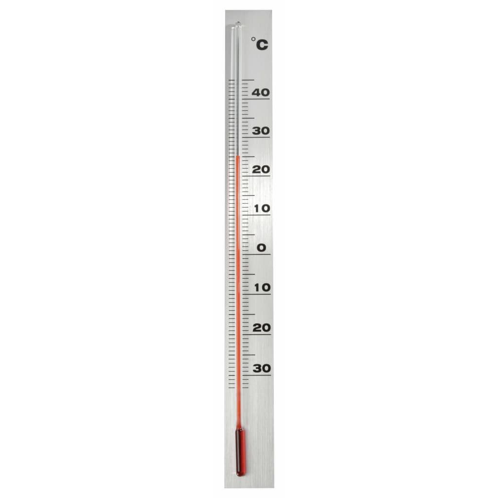 Nature Wandthermometer 3.8x0,6x37 cm Aluminium