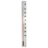 Nature Wandthermometer 3.8x0,6x37 cm Aluminium - afbeelding 1