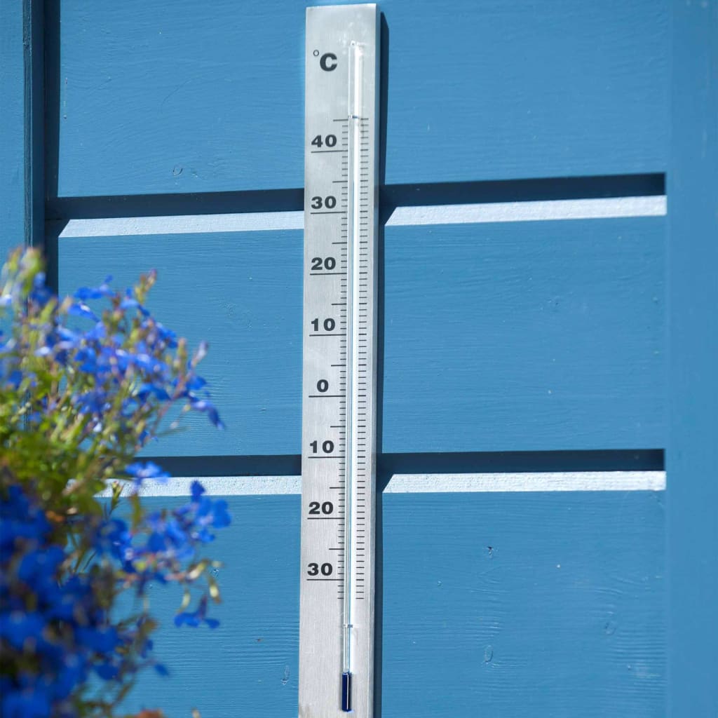 Nature Wandthermometer 3.8x0,6x37 cm Aluminium