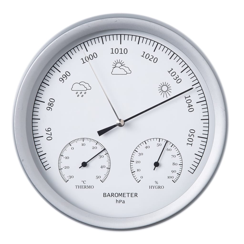 Nature Nature 3-in-1-Barometer mit Thermometer und Hygrometer 20 cm 6080081